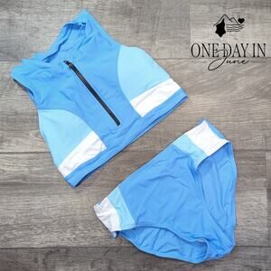 Charmo Crop Bikini Swimsuit Size 12-13Y